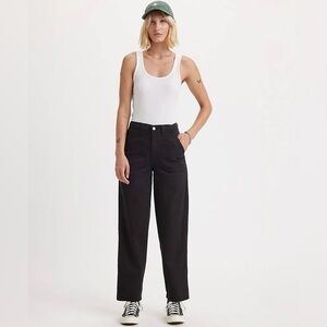 Levi’s High-Waisted Utility Carpenter Pants - Black - Size 29
